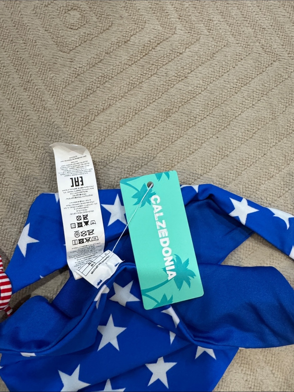 calzedonia Blue Star Print Tie-Side Bikini Bottoms
never worn 
size s - Picture 3 of 3